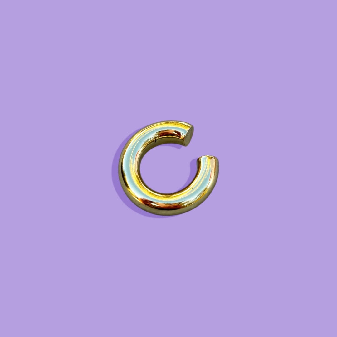 Cuff ancho dorado - Annie's Fingers