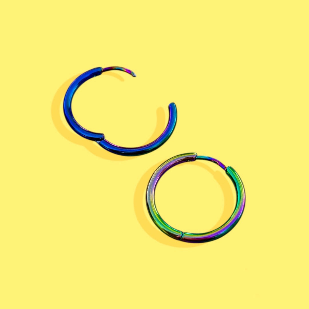 Aros arcoiris 2cm - Annie's Fingers