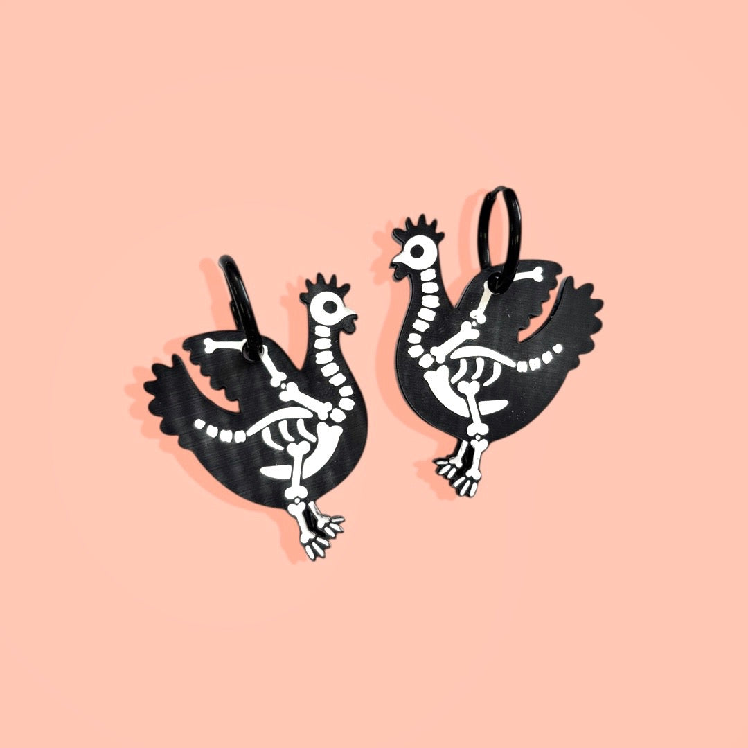 Esqueletos pollos