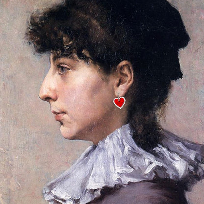 Corazón encaje marmol - Annie's Fingers