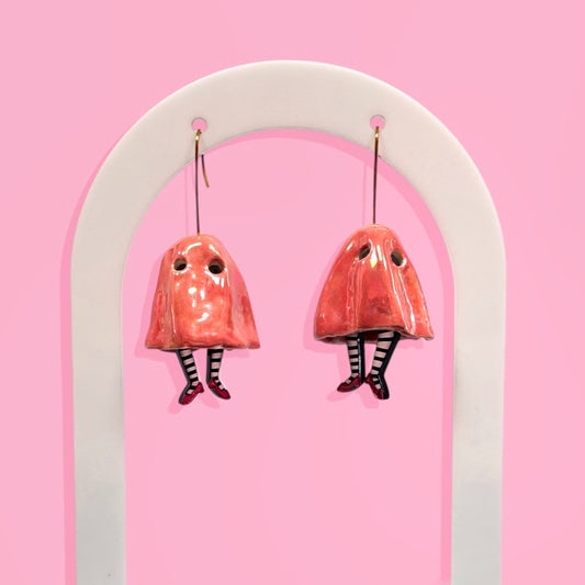 Fantasmas de porcelana rosa