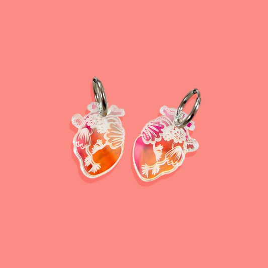 Mini hearts iridiscente