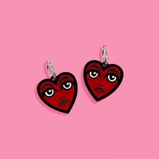 Mini Weeping heart ROJO - Annie's Fingers