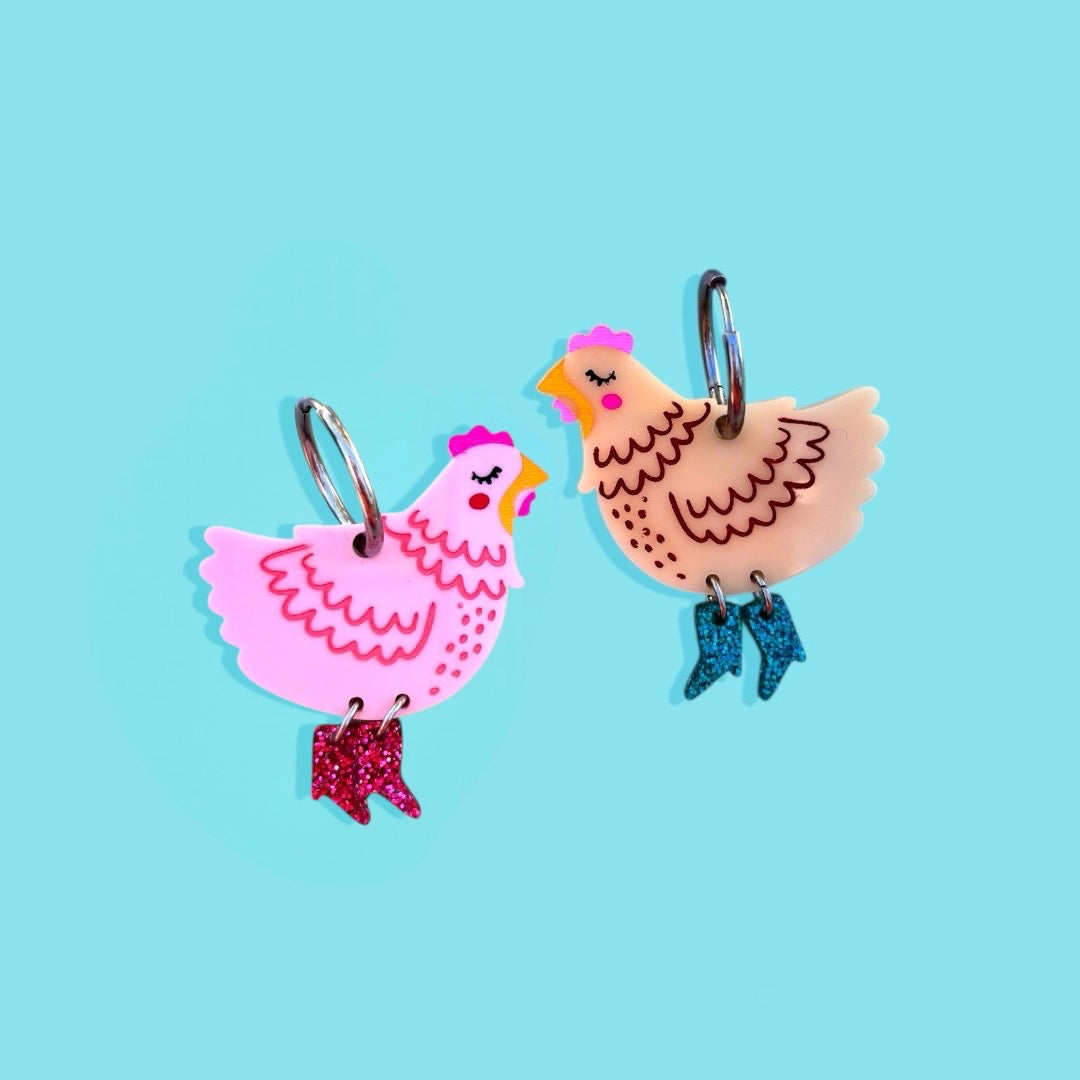 Pareja de gallinas - Annie's Fingers
