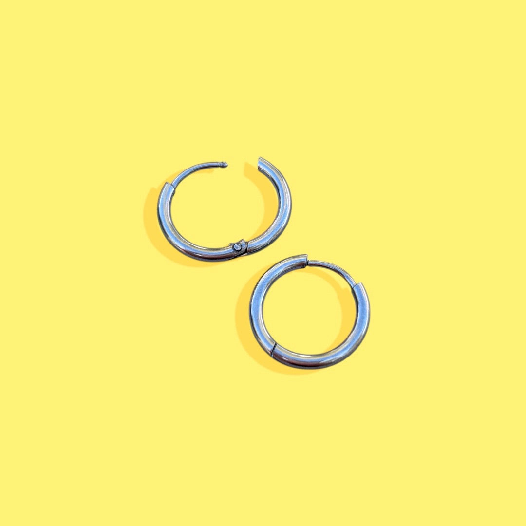 Aros plateados 1,5cm - Annie's Fingers