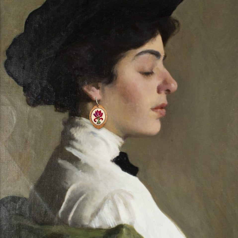 Marco bordado - Annie's Fingers