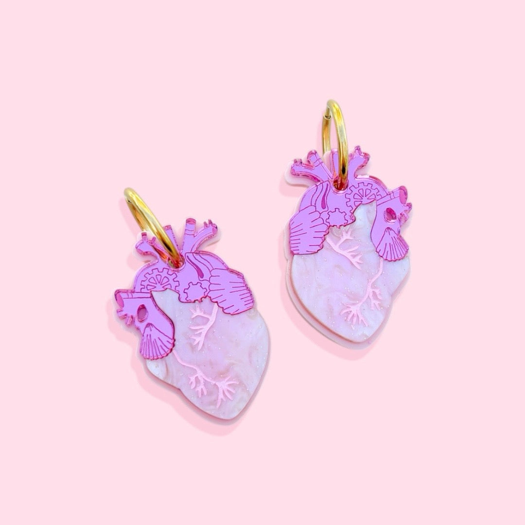 Corazones rosa - Annie's Fingers